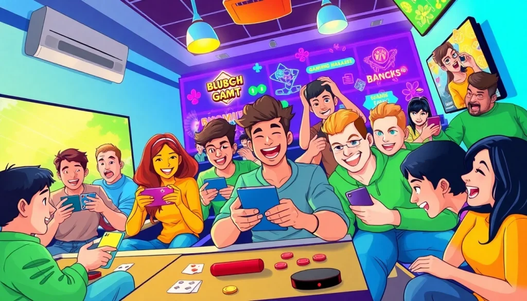 Engaging players enjoying All Yono Games in a vibrant online gaming scene.