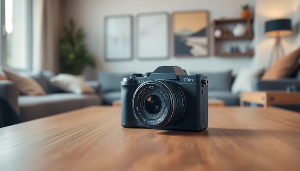 Capture stunning moments with a sleek caméra miniature designed for home use.