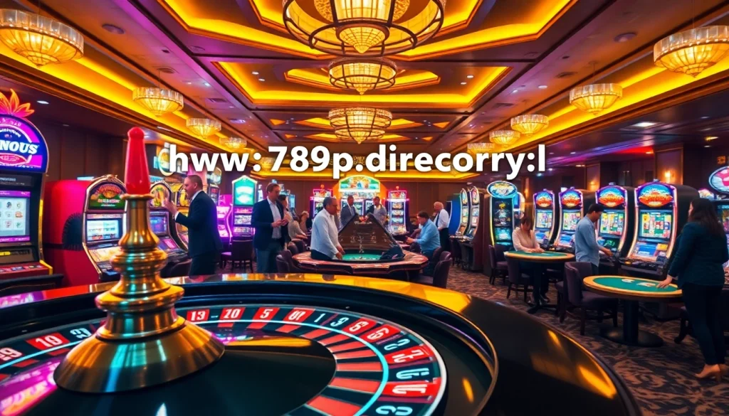 Experience the thrilling atmosphere of https://789p.directory/ with players at casino tables enjoying excitement and strategy.